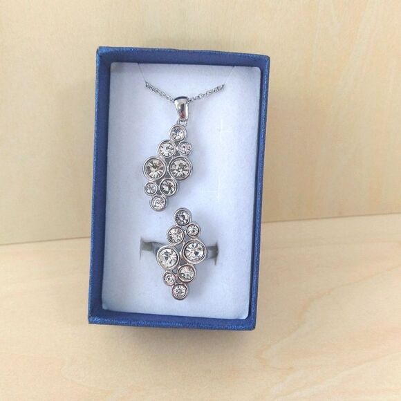 Necklace and Ring set in stainless steel - Picture 9 of 12